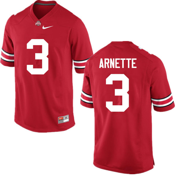 Ohio State Buckeyes #3 Damon Arnette College Football Jerseys Game-Red
